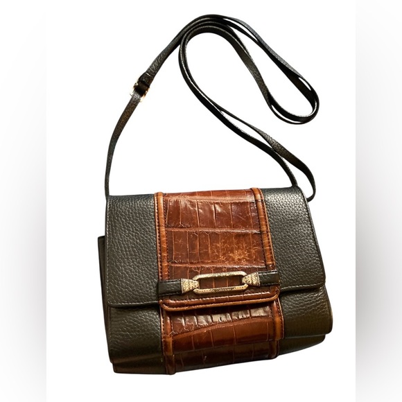 Brighton Handbags - 🍂 Brighton Leather Crossbody Wallet Bag - Preloved